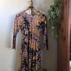 Vintage floral dress